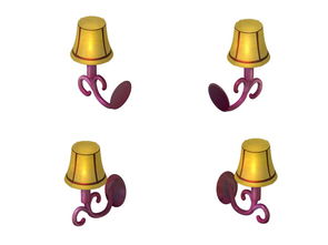 Q版卡通壁灯模型设计图下载指南与动漫设计应用