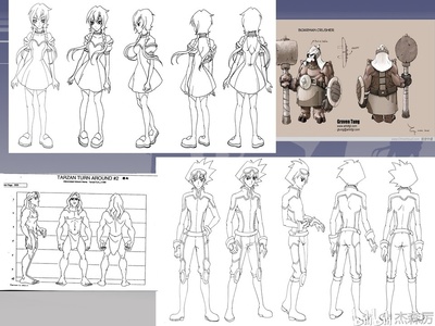 动漫角色设计 从概念到精品集的构建艺术